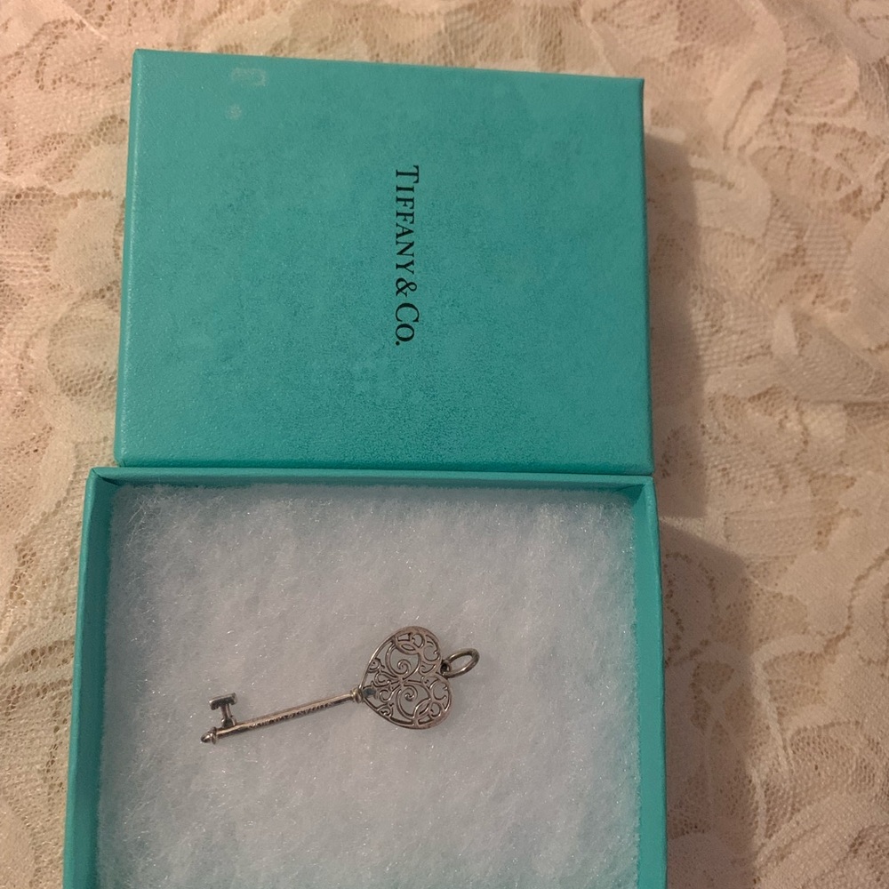 Tiffany and Co. heart key charm